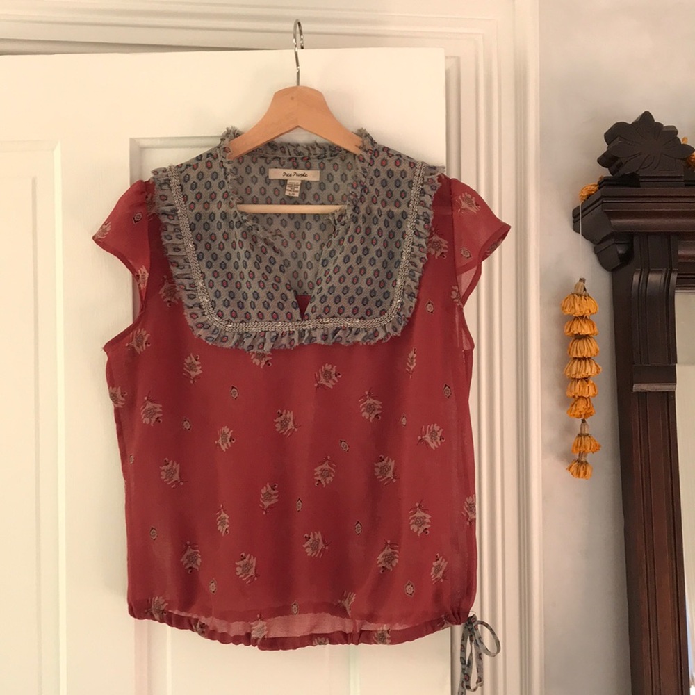 Free People Sheer Top